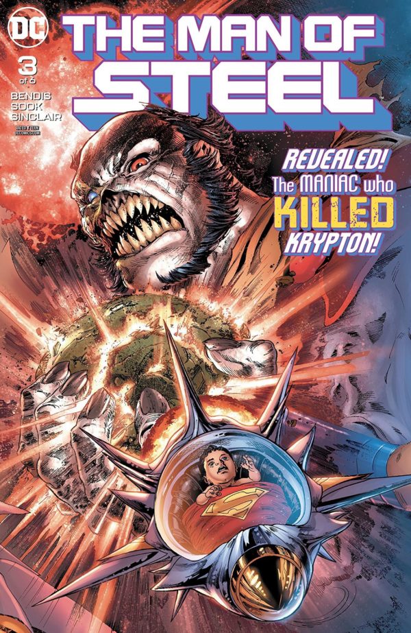 Man of Steel #3 cover by Ivan Reis, Joe Prado, and Alex Sinclairs