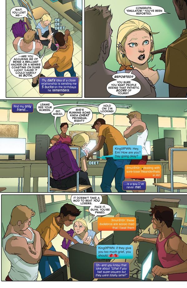 Marvel Rising Alpha #1 art by Georges Duarte and Rachelle Rosenberg
