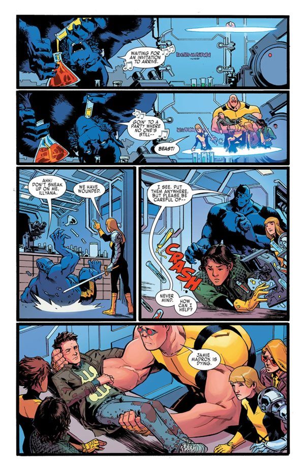 Multiple Man #1 art by Andy MacDonald and Tamra Bonvillain