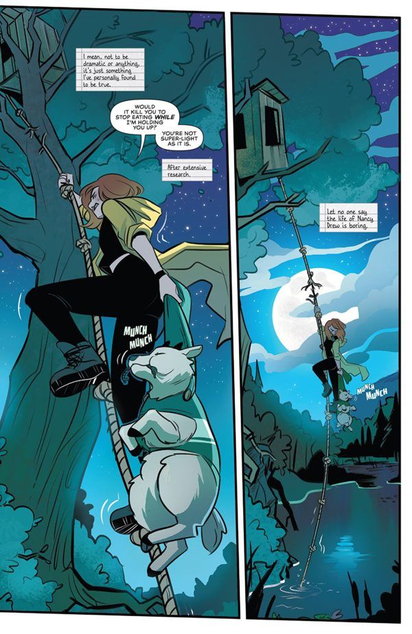 Nancy Drew #1 art by Jenn St-Onge and Triona Farrell