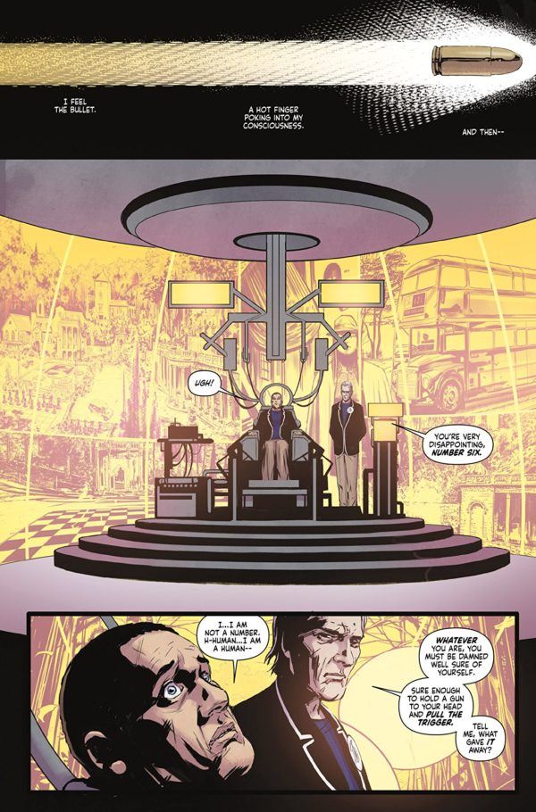 The Prisoner #3 art by Colin Lorimer and Joana LaFuente