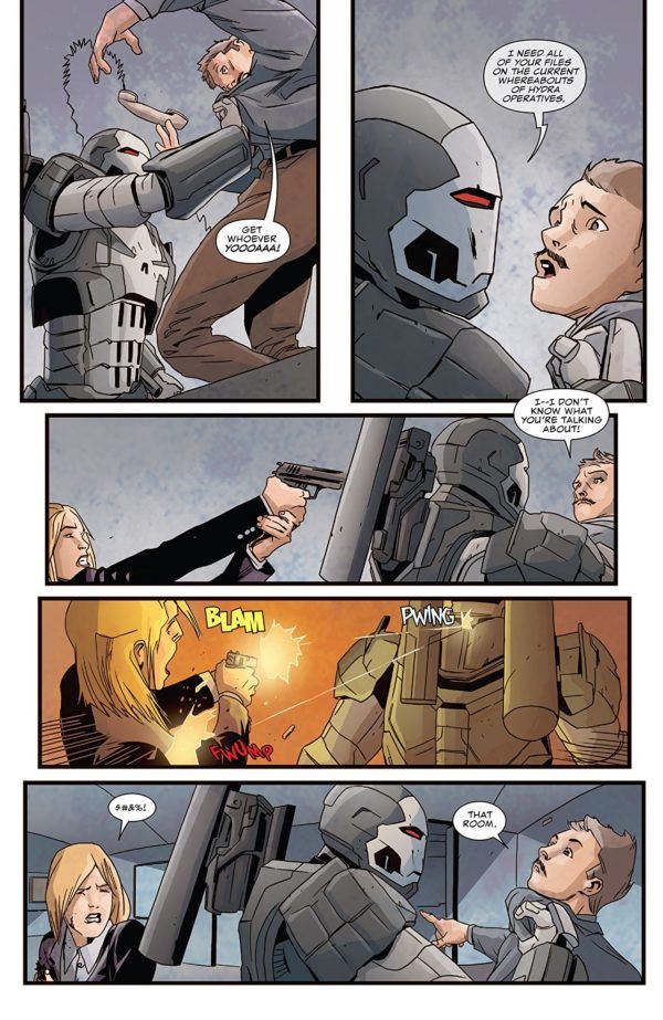 The Punisher #226 art by Stefano Landini and Lee Loughridge