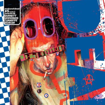 Punk's Not Dead #5 cover by Martin Simmonds