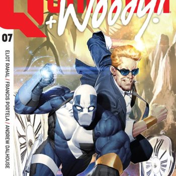 Quantum and Woody #7 cover by Ariel Olivetti