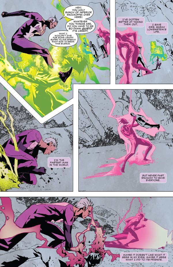 Quicksilver: No Surrender #2 art by Eric Nguyen, Rico Renzi, and C. Brunner