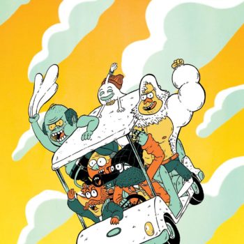 Regular Show: 25 Years Later #1 cover by JK Pham