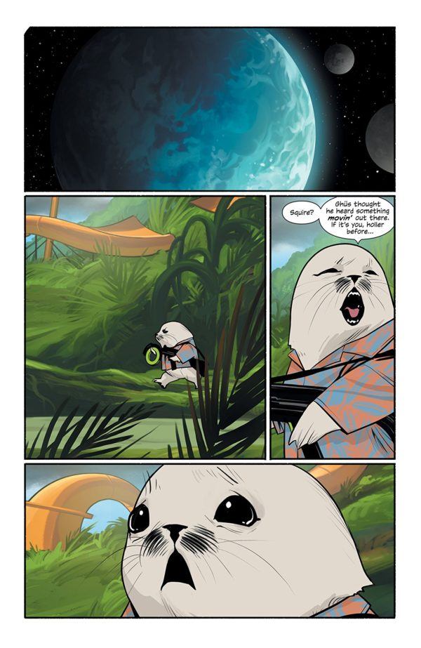 Saga #53 art by Fiona Staples