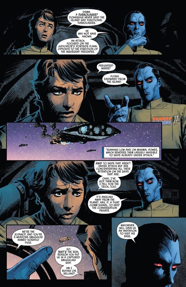 Star Wars: Thrawn #5 art by Luke Ross and Nolan Woodard