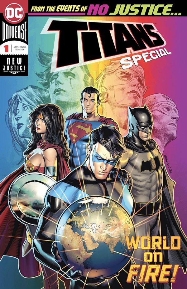 Titans Special #1 cover by Brandon Peterson