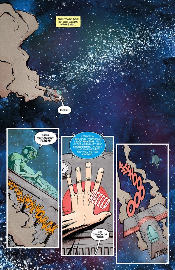 Vagrant Queen #1 art by Jason Smith and Harry Saxon
