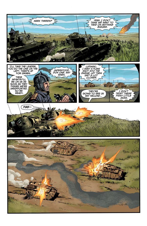 World of Tanks: Citadel #2 art by P.J. Hoden and Michael Atiyeh