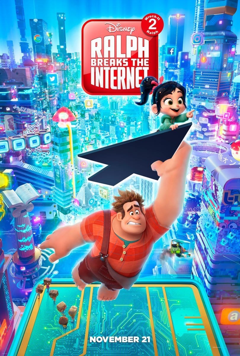 My Most Anticipated Films of November 2018 - Film For Thought Ralph Breaks the Internet (2018) - source: Walt Disney Animations, Film For Thought