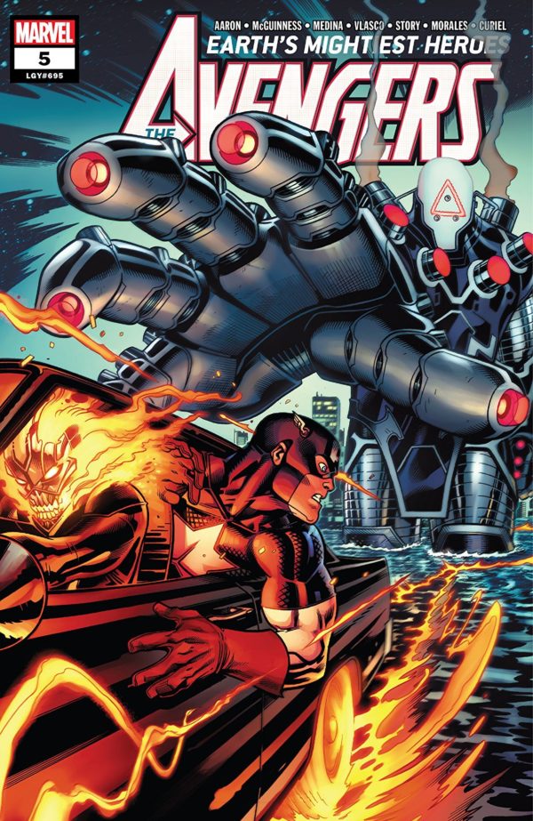 Avengers #5 cover by Ed McGuinness, Mark Morales, and Jason Keith
