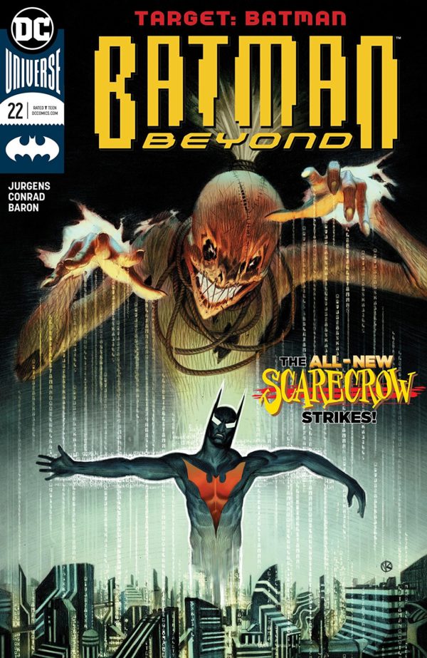 Batman Beyond #22 cover by Viktor Kalvachev