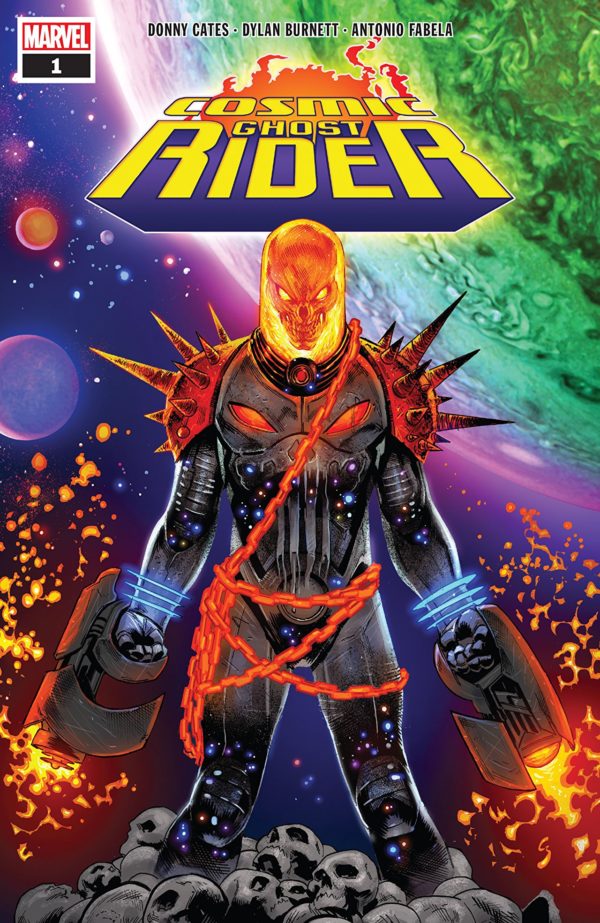 Cosmic Ghost Rider #1 cover by Geoff Shaw and Antonio Fabela