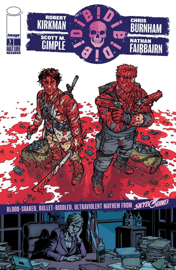 Die Die Die #1 cover by Chris Burnham and Nathan Fairbairn