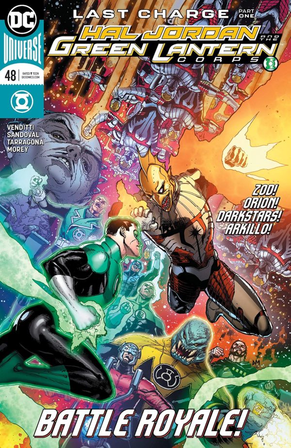 Hal Jordan and the Green Lantern Corps #48 cover by Doug Mahnke and Wil Quintana