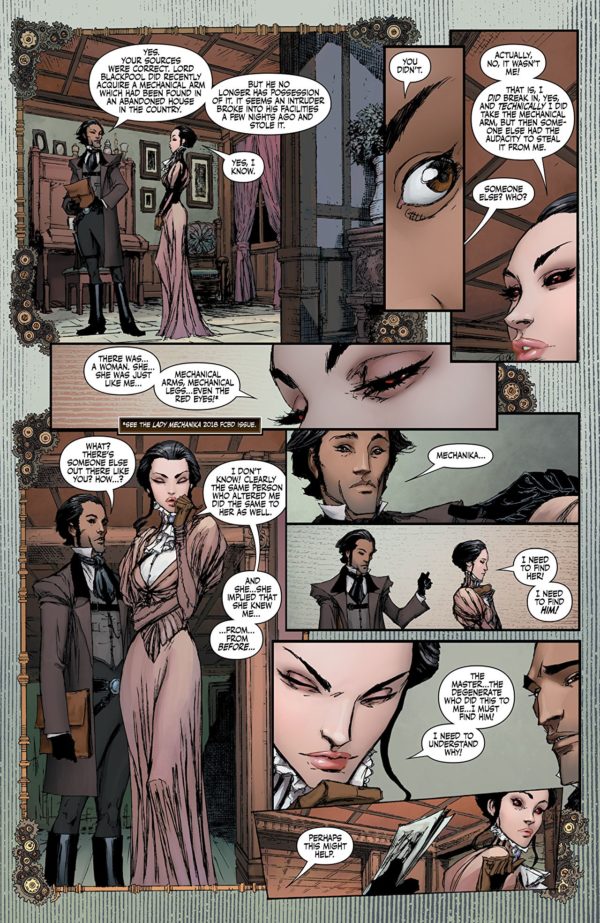 Lady Mechanika: La Belle Dame Sans Merci #1 art by Joe Benitez, Martin Montiel, Beth Sotello, and Studio J-13
