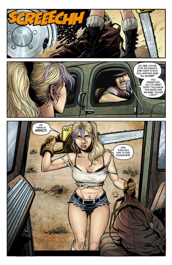 Nancy in Hell #1 art by Abel Cicero and Alexandra Thone