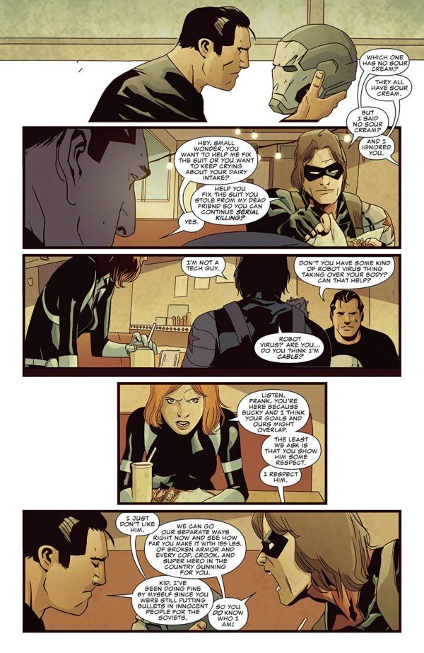 The Punisher #227 art by Stefano Landini and Lee Loughridge