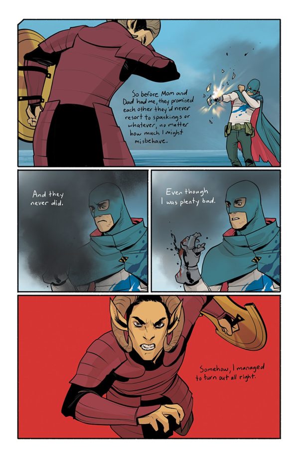 Saga #54 art by Fiona Staples