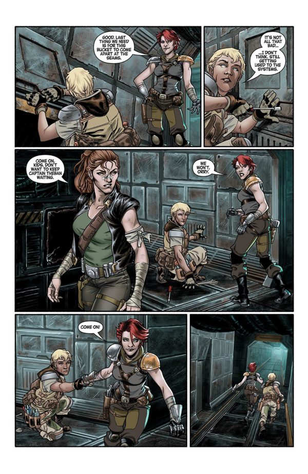 Starcraft: Scavengers #1 art by Gabriel Guzman and Michael Atiyeh