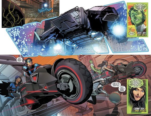 Titans #23 art by Brandon Peterson and Ivan Plascencia