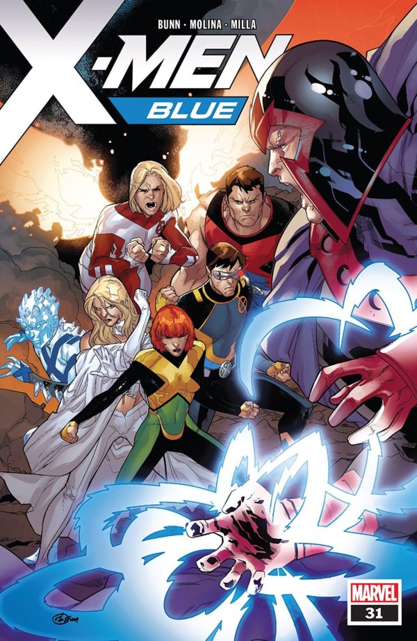 X-Men: Blue #31 cover by R.B. Silva and Rain Beredo
