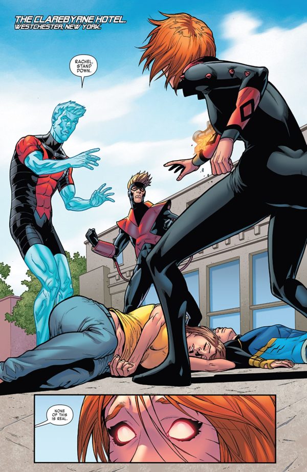 X-Men: Gold #32 art by Pere Perez and Jay David Ramos