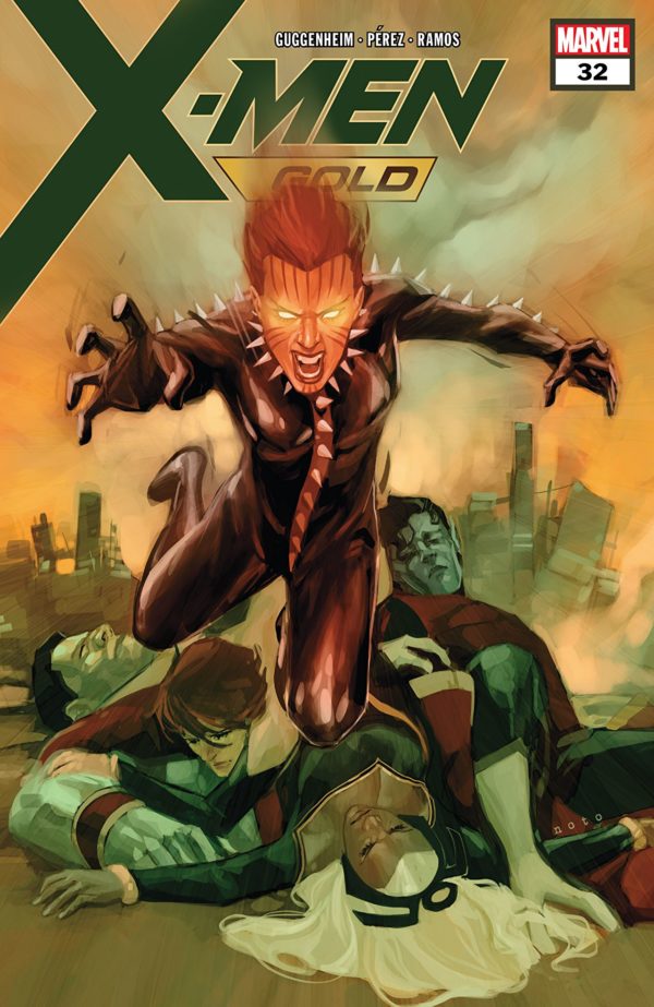 X-Men: Gold #32 cover by Phil Noto