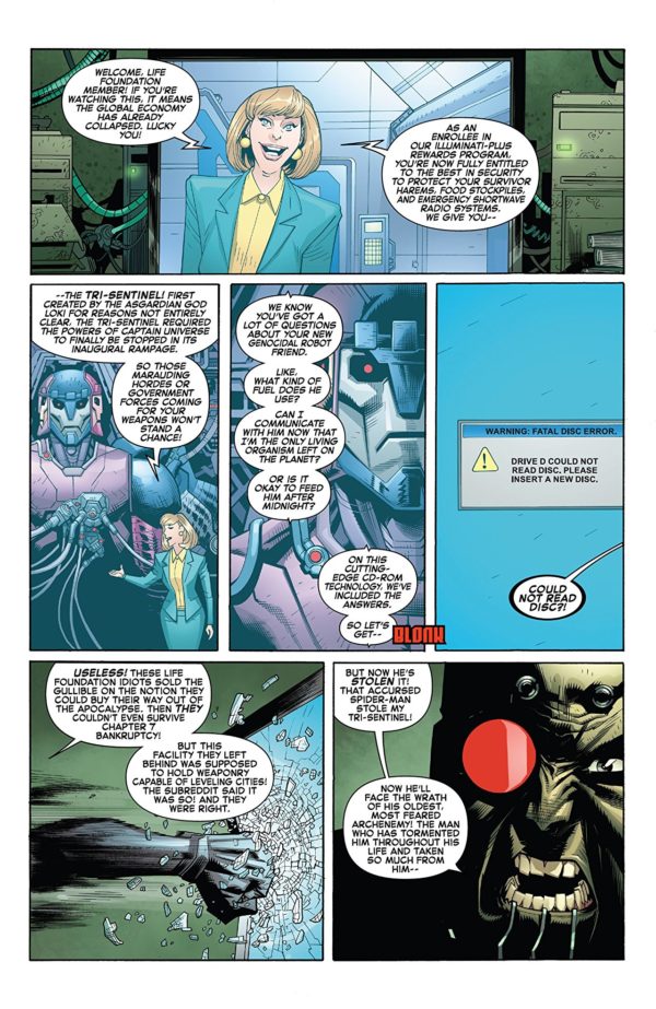 Amazing Spider-Man #4 art by Ryan Ottley, Cliff Rathburn, and Laura Martin. Color assists by Peter Pantazis and Jasen Smith