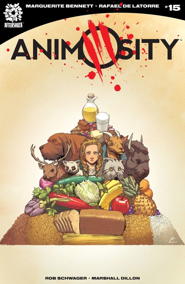 Animosity #15 cover by Rafael de la Torre and Marcelo Maiolo