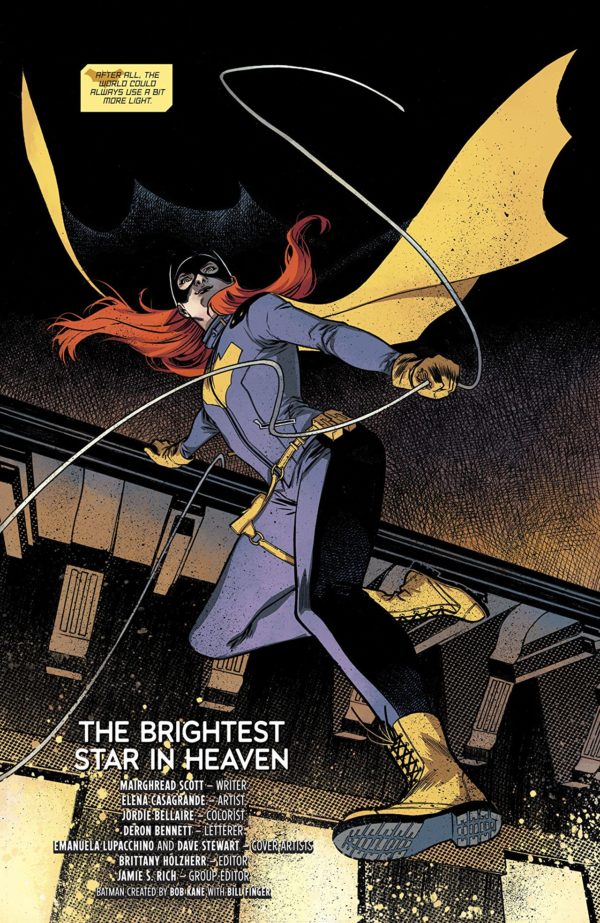 Batgirl Annual #2 art by Elena Casagrande and Jordie Bellaire