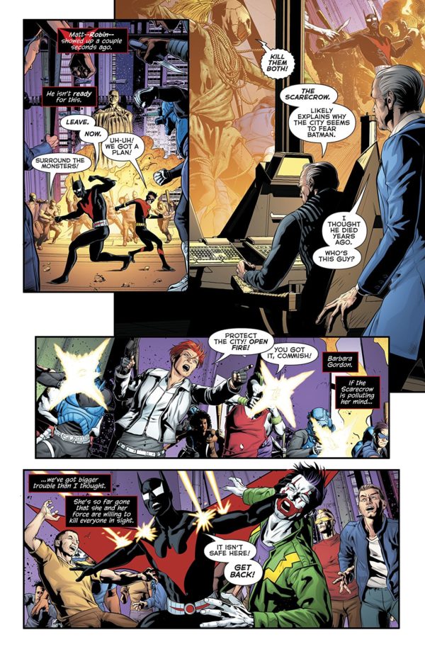 Batman Beyond #23 art by Will Conrad and Ivan Nunes