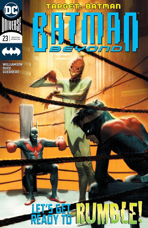 Batman Beyond #23 cover by Viktor Kalvachev