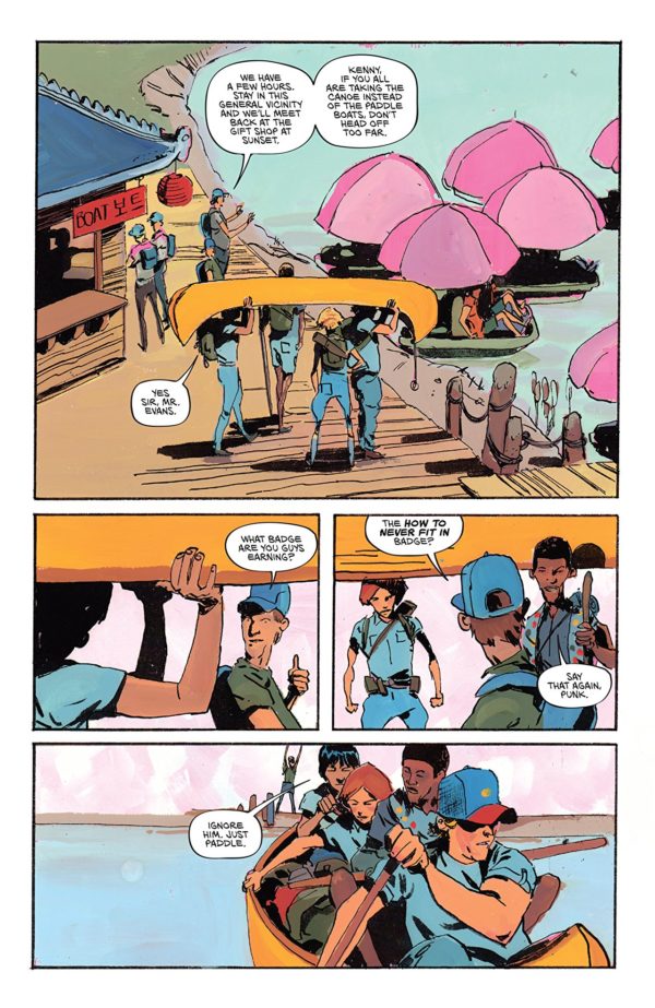 Black Badge #1 art by Tyler and Hilary Jenkins