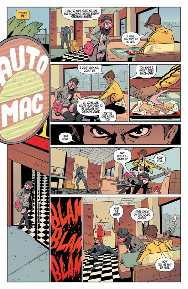 Crowded #1 art by Ro Stein, Ted Brandt, and Triona Farrell