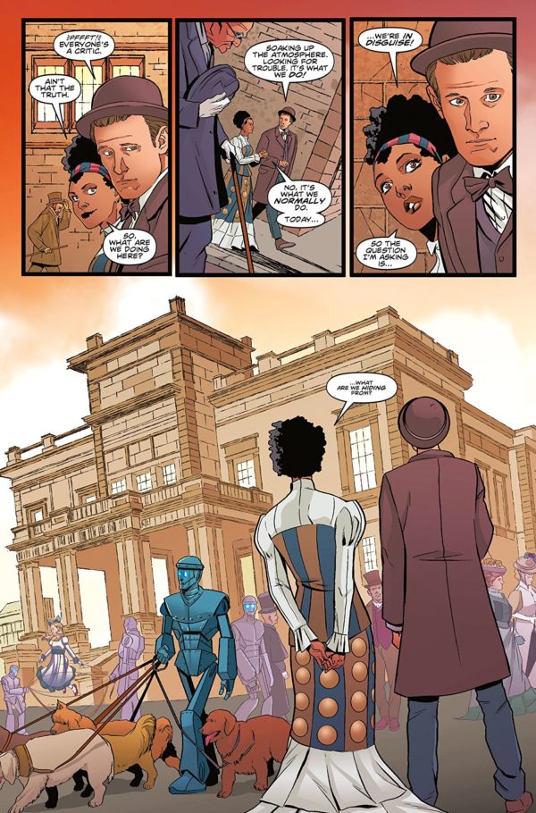 Doctor Who: The Road to the Thirteenth Doctor- The Eleventh Doctor #1 art by Pasquale Qualano and Dijjo Lima