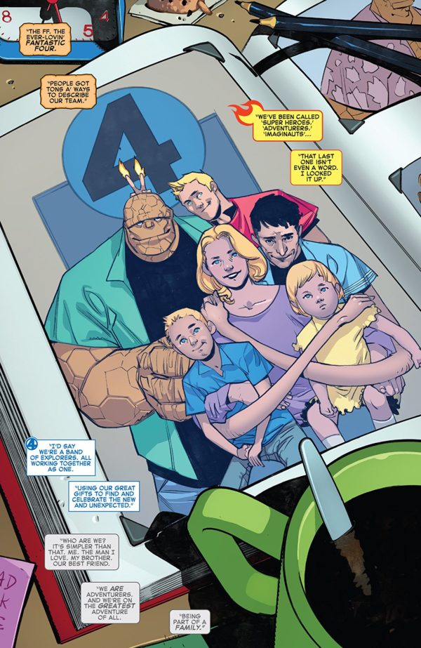 Fantastic Four #1 art by Sara Pichelli and Marte Gracia