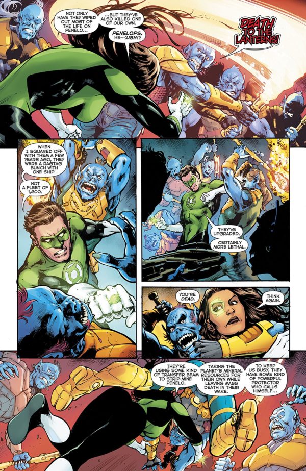 Green Lanterns #53 art by Marco Santucci and Hi-Fi