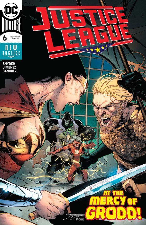 Justice League #6 cover by Jorge Jimenez and Alejandro Sanchez