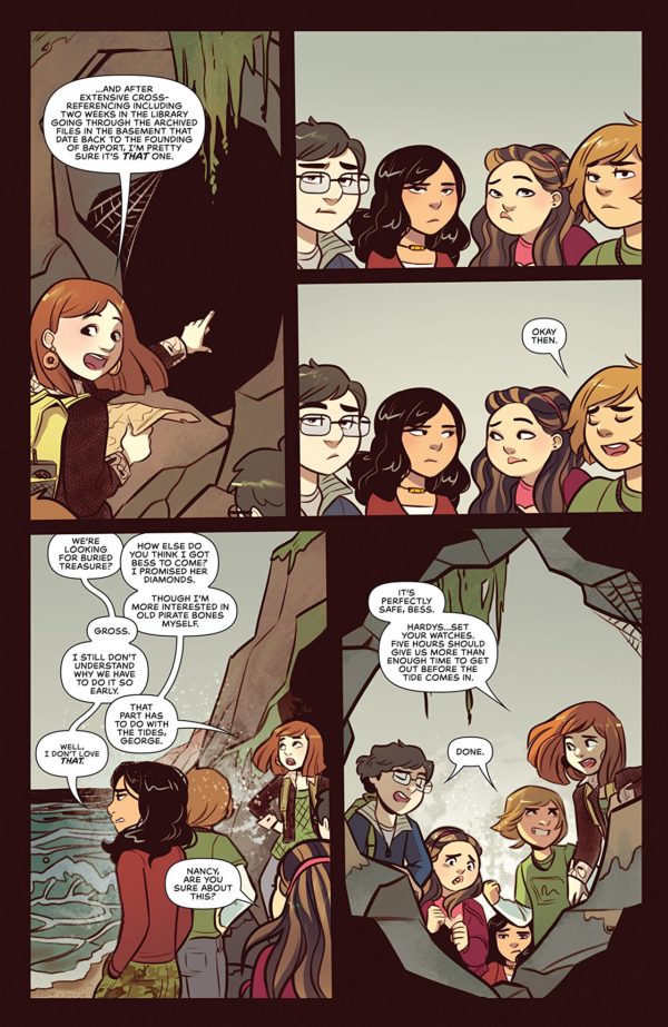Nancy Drew #2 art by Jenn St-Onge and Triona Farrell
