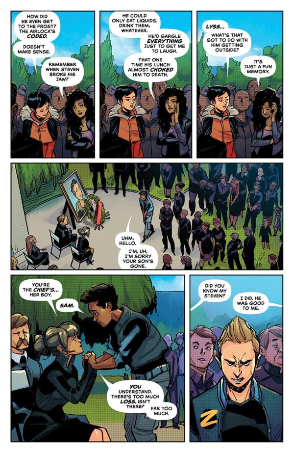 Outpost Zero #2 art by Alexandre Tefenkgi and Jean-Francois Beaulieu
