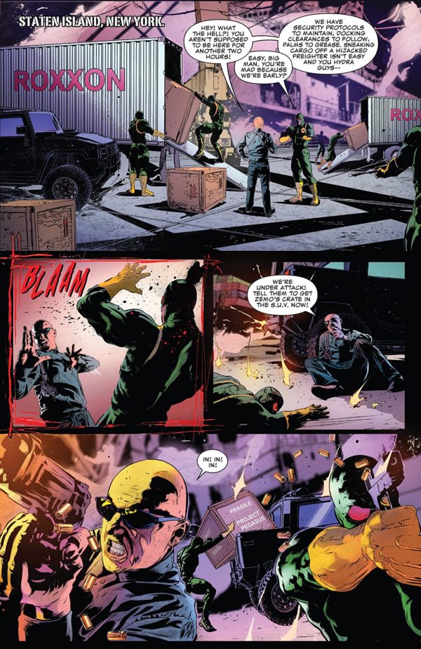 The Punisher #1 art by Szymon Kudranski and Antonio Fabela