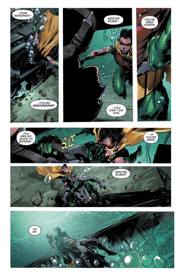 Red Hood and the Outlaws #25 art by Dexter Soy, Trevor Hairsine, Ryan Winn, Phil Hester, Ande Parks, Veronica Gandini, Rain Beredo, and Madpencil Studio