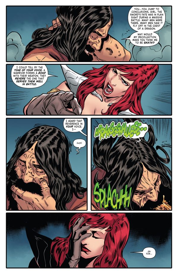 Red Sonja #20 art by Carlos Gomez, Vincenzo Federici, and Mohan