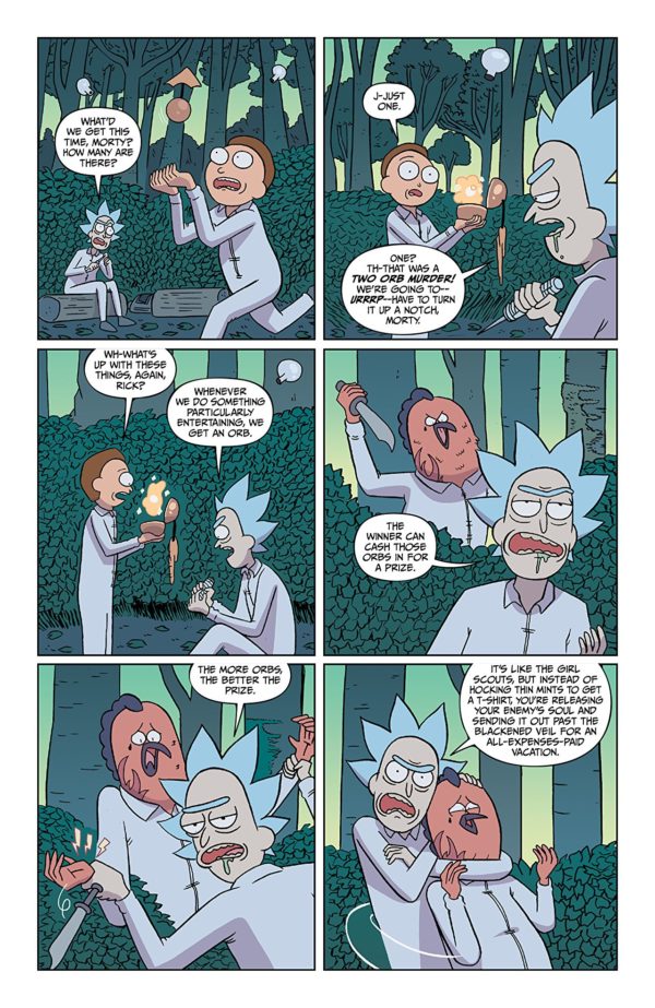 Rick and Morty #40 art by Marc Ellerby and Sarah Stern