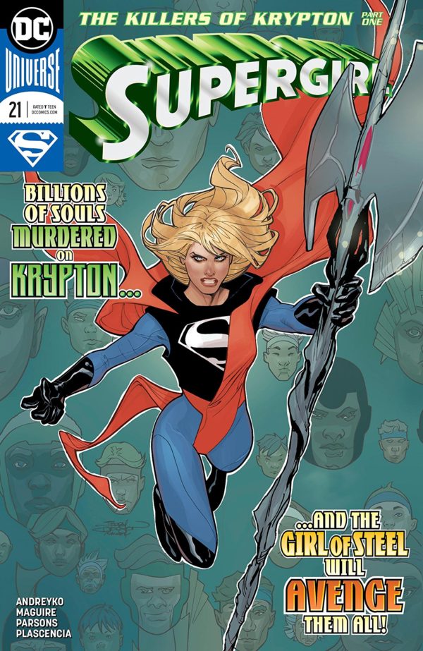 Supergirl #21 cover by Terry and Rachel Dodson