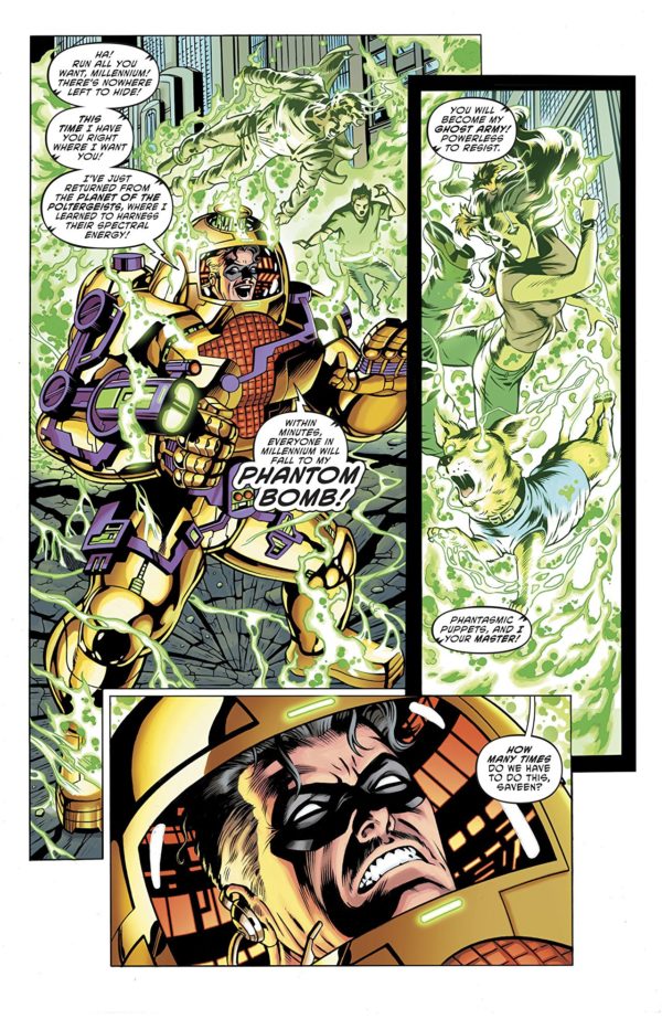 Terrifics #7 art by Dale Eaglesham and Michael Atiyeh
