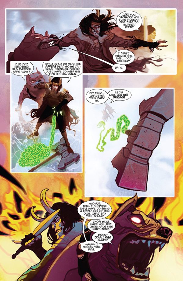 Thor #4 art by Mike del Mundo